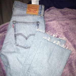 Wedgie straight Levi jeans